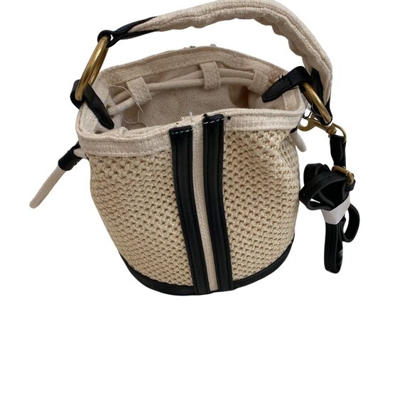 Zara Tweed Woven Bucket Bag - Picture 3 of 8